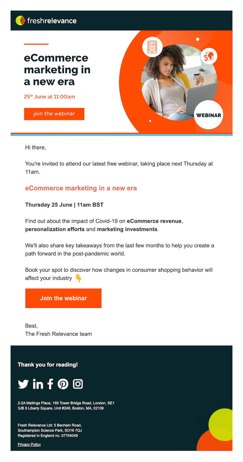 email marketing presentation template