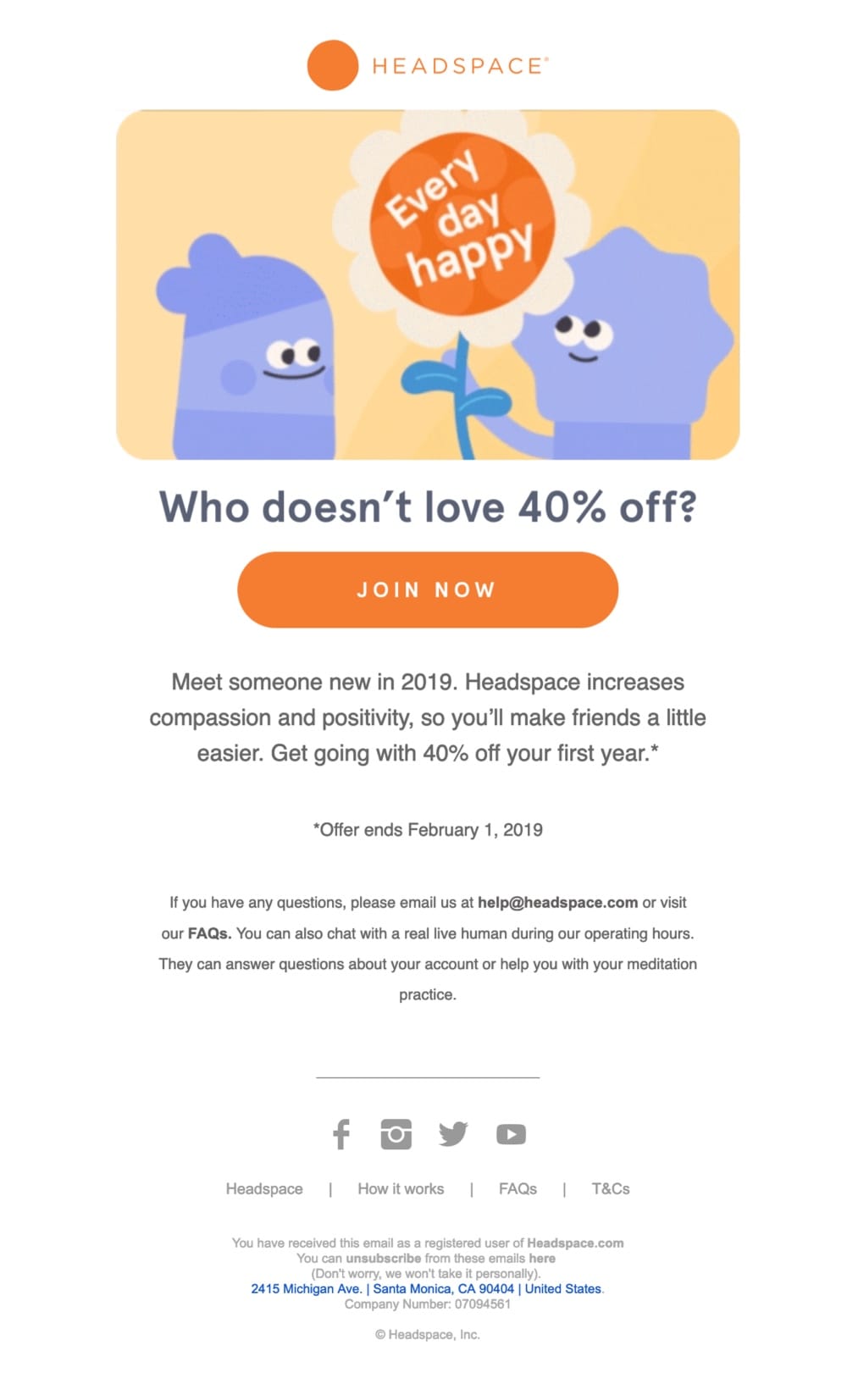 Email Marketing Example 1