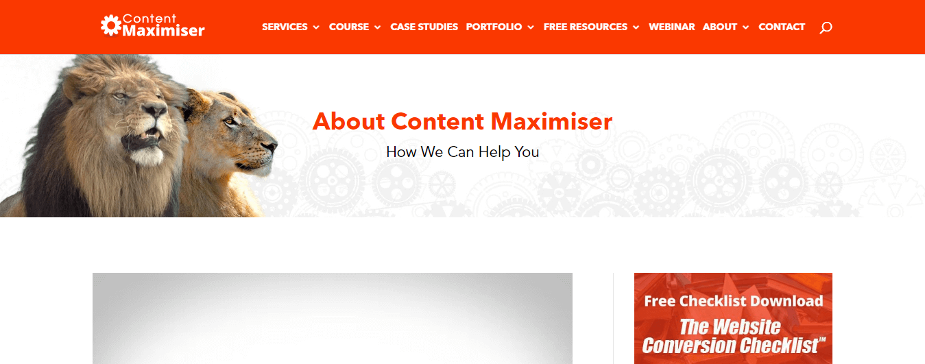 Content Maximiser Example