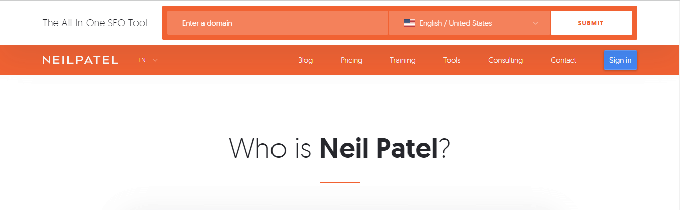 Neil Patel Example