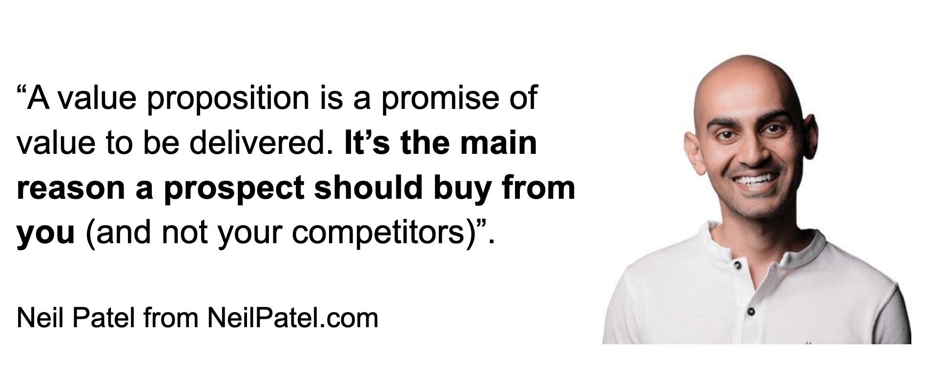 Neil Patel  Sub-headline and value proposition