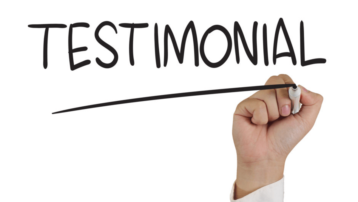 Why are testimonials important?